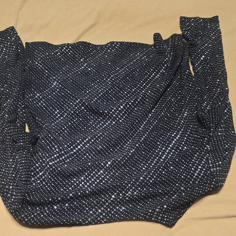 Notations Black and Silver Patterned Sweater - image 4